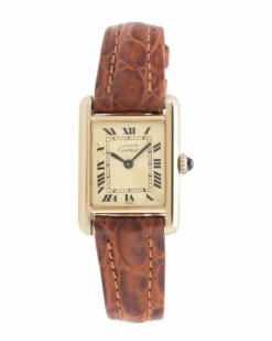 Heritage Cartier Cartier 1980s Women's Leather Watch Watches