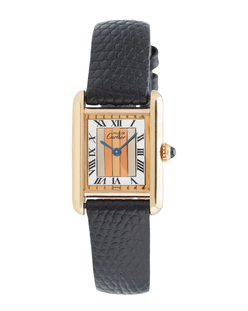 Heritage Cartier Cartier 1980s Women's Leather Watch Watches