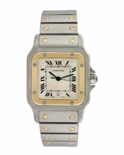 Heritage Cartier Cartier Men's Santos Galbee Watch, Circa 1990s Watches