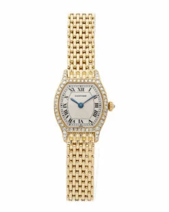 Heritage Cartier Cartier Women's Gold Diamond Watch Watches