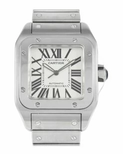 Heritage Cartier Cartier Men's Cartier Santos 100 XL Watch 2656 Watch Watches