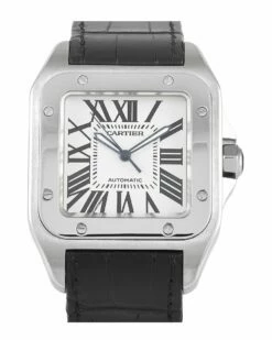 Heritage Cartier Cartier Men's Cartier Santos 100 Watch W20076X8 Watch Watches