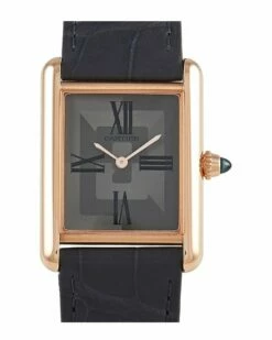 Heritage Cartier Cartier Unisex Cartier Tank Louis Cartier Rose Gold Watch WGTA0092 Watch Men Watches