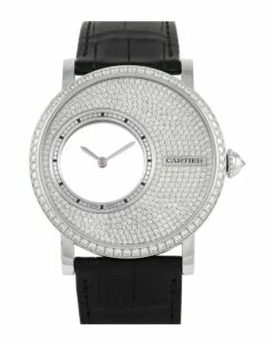 Heritage Cartier Cartier Women's Rotonde De Cartier Mysterious Hour Ladies Diamond Watch Watches
