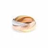 Heritage Cartier Cartier Trinity 18K Tri-Tone Size 10.75 Ring Women Rings