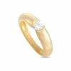 Heritage Cartier Cartier 18K 0.30 Ct. Tw. Diamond Ellipse Ring Women Rings