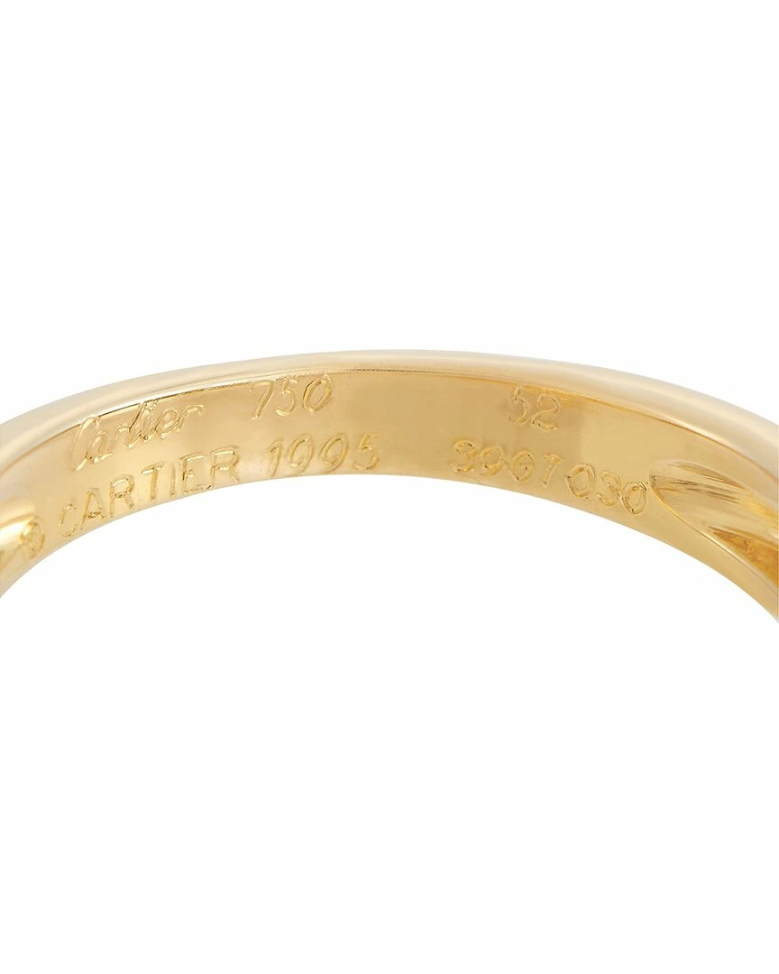 Heritage Cartier Cartier 18K 0.30 Ct. Tw. Diamond Ellipse Ring Women Rings - Image 3