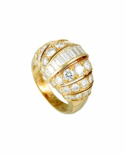 Heritage Cartier Cartier 18K 3.85 Ct. Tw. Diamond Ring Women Rings