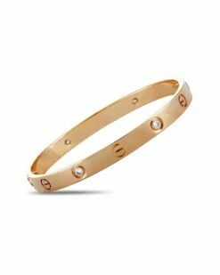 Heritage Cartier Cartier 18K Rose Gold LOVE Bracelet Women Bracelets