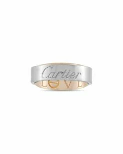 Heritage Cartier Cartier 18K Rose Gold LOVE Ring Women Rings