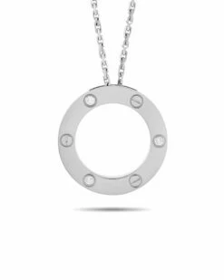 Heritage Cartier Cartier 18K LOVE Pendant Necklace Women Necklaces