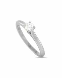 Heritage Cartier Cartier Platinum 0.19 Ct. Tw. Diamond Ring Women Rings