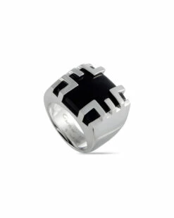 Heritage Cartier Cartier 18K Onyx Ring Women Rings