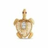 Heritage Cartier Cartier 18K 0.50 Ct. Tw. Diamond & Ruby Turtle Brooch Women Pins