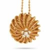 Heritage Cartier Cartier 18K 0.40 Ct. Tw. Diamond Cactus De Cartier Necklace Women Necklaces