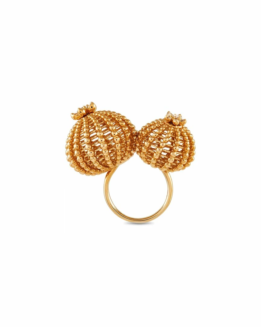 Heritage Cartier Cartier 18K 0.41 Ct. Tw. Diamond Cactus De Cartier Ring Women Rings - Image 2