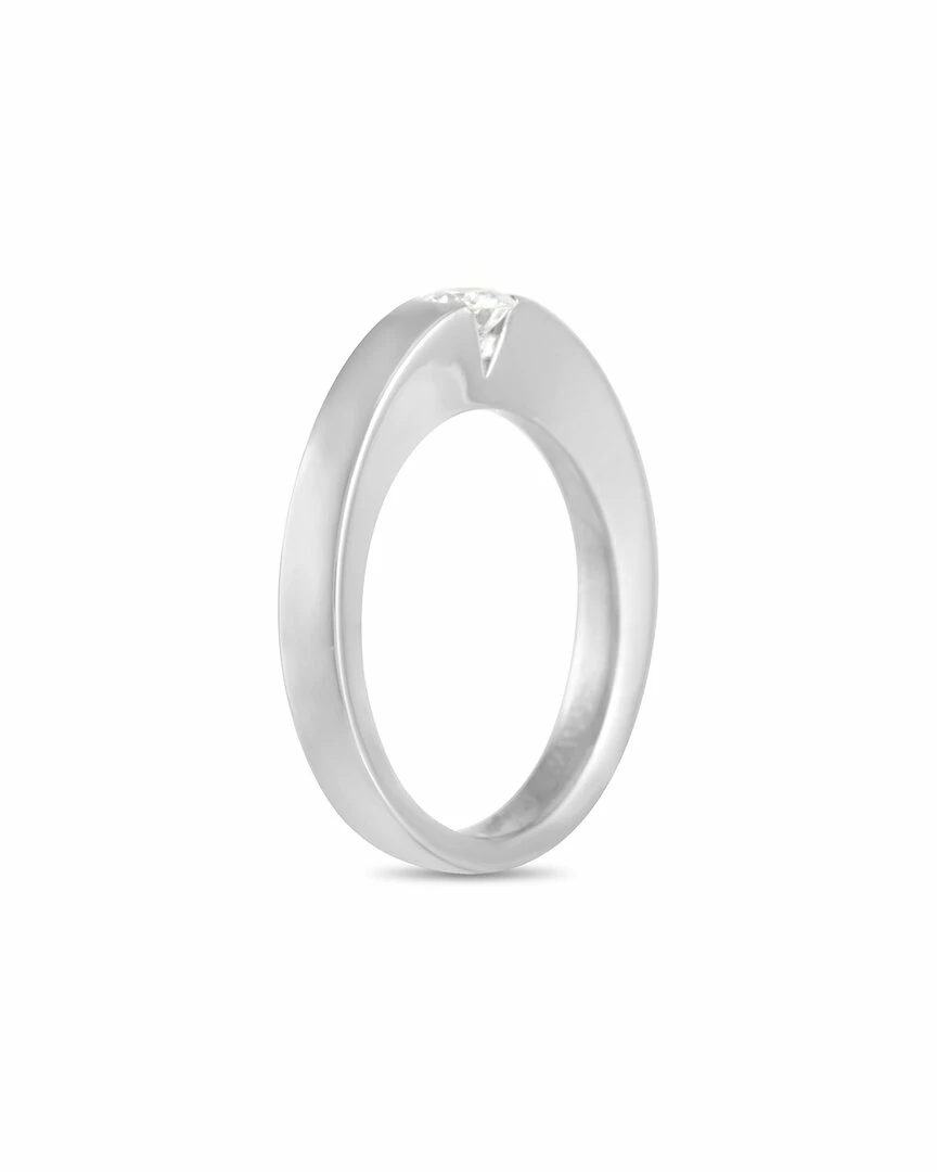 Heritage Cartier Cartier 18K 0.21 Ct. Tw. Diamond Solitaire Ring Women Rings - Image 2