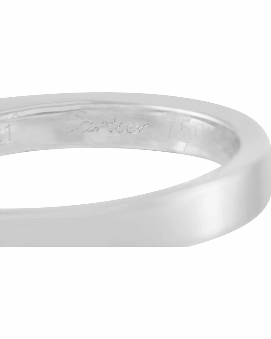Heritage Cartier Cartier 18K 0.21 Ct. Tw. Diamond Solitaire Ring Women Rings - Image 4