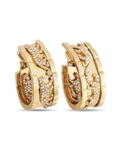 Heritage Cartier Cartier 18K Panthere Clip-On Earrings Women