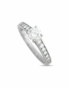 Heritage Cartier Cartier Platinum 0.60 Ct. Tw. Ring Women Rings