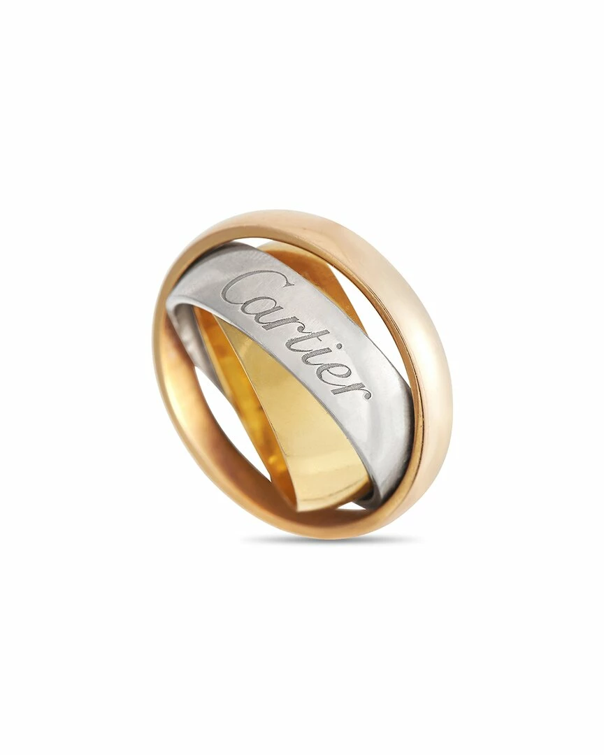 Heritage Cartier Cartier 18K Tri-Tone Trinity Ring Women Rings