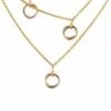 Heritage Cartier Cartier 18K Tri-Tone Trinity Necklace Women Necklaces