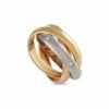 Heritage Cartier Cartier 18K Tri-Tone Trinity Ring Women Rings