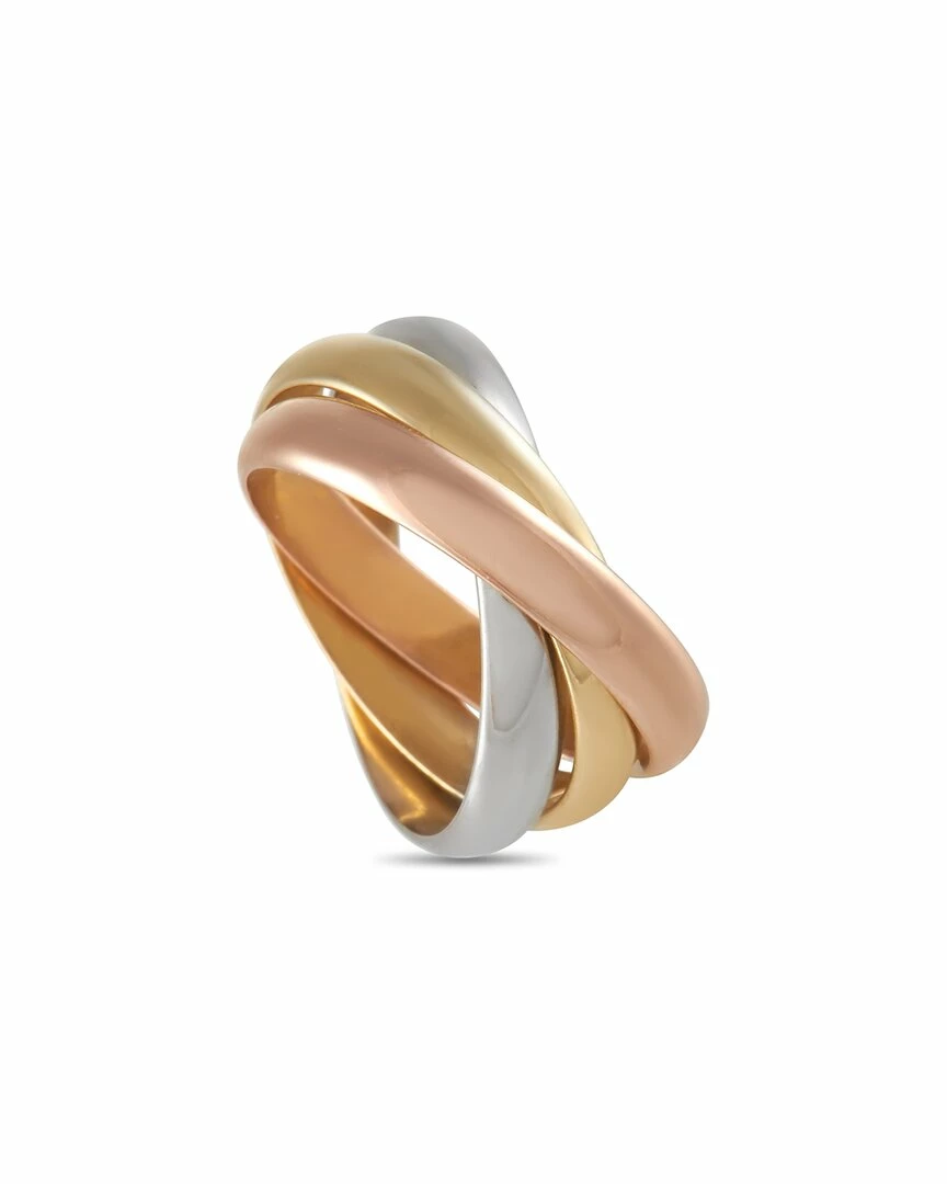 Heritage Cartier Cartier 18K Tri-Tone Trinity Ring Women Rings