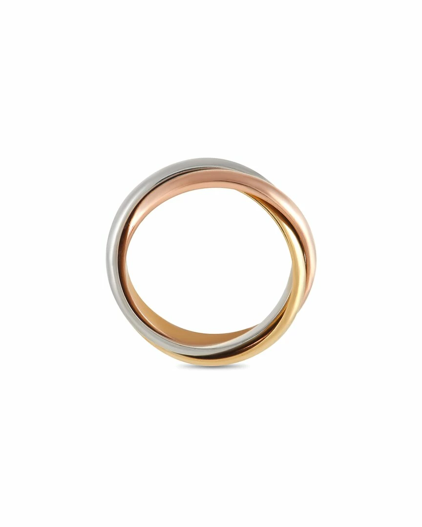 Heritage Cartier Cartier 18K Tri-Tone Trinity Ring Women Rings - Image 2