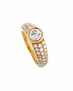 Heritage Cartier Cartier 18K 1.25 Ct. Tw. Diamond Ring Women Rings