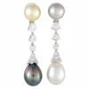 Heritage Cartier Cartier Platinum Pearl Drop Earrings Women