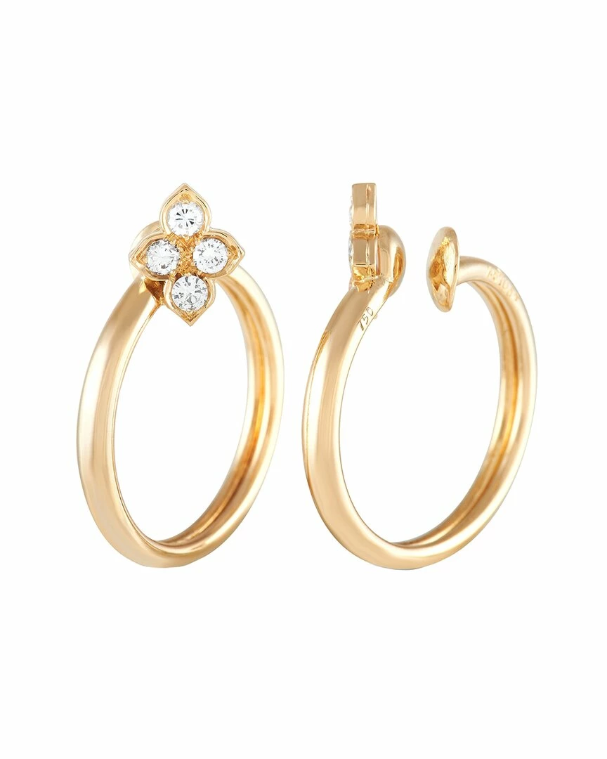 Heritage Cartier Cartier 18K 0.65 Ct. Tw. Diamond Clip-On Earrings Women - Image 2