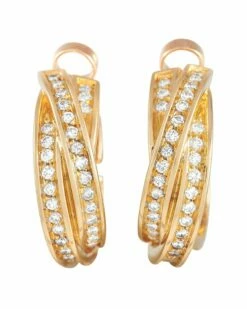 Heritage Cartier Cartier 18K Clip-On Earrings Women