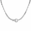 Heritage Cartier Cartier 18K 1.10 Ct. Tw. Diamond Agrafe Necklace Women Necklaces