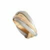 Heritage Cartier Cartier 18K Tri-Tone Trinity Ring Women Rings