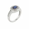 Heritage Cartier Cartier Platinum 1.24 Ct. Tw. Diamond & Sapphire Ring Women Rings