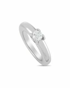 Heritage Cartier Cartier 18K 0.30 Ct. Tw. Diamond Ellipse Ring Women Rings