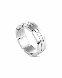 Heritage Cartier Cartier 18K Tank Francaise Ring Women Rings