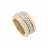 Heritage Cartier Cartier 18K Tri-Tone 0.50 Ct. Tw. Diamond Ring Women Rings