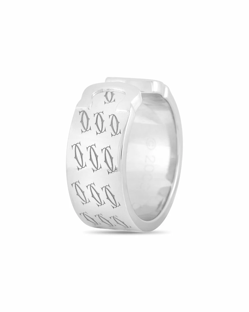 Heritage Cartier Cartier 18K Double C Ring Women Rings