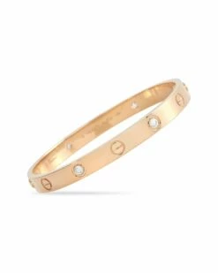 Heritage Cartier Cartier 18K Rose Gold LOVE Bracelet Women Bracelets
