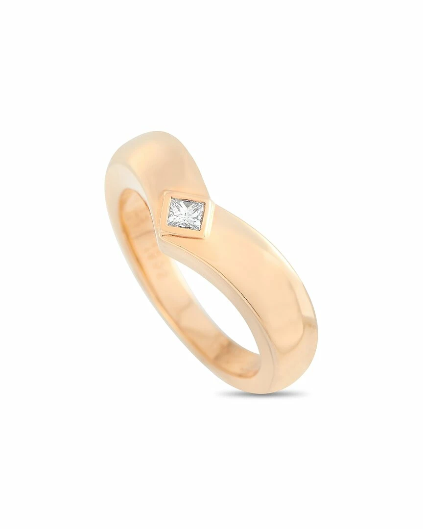 Heritage Cartier Cartier 18K Rose Gold Diamond Ring Women Rings