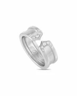 Heritage Cartier Cartier 18K Double C Ring Women Rings