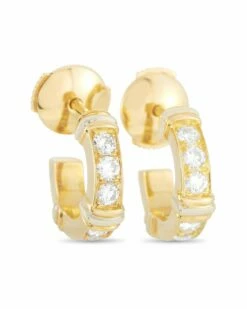 Heritage Cartier Cartier 18K 0.50 Ct. Tw. Diamond Earrings Women