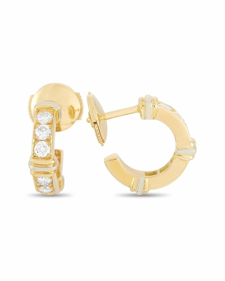Heritage Cartier Cartier 18K 0.50 Ct. Tw. Diamond Earrings Women - Image 3