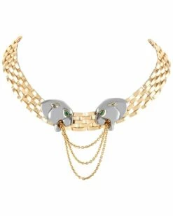 Heritage Cartier Cartier 18K Gemstone Necklace Women Necklaces