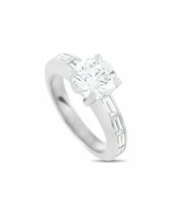 Heritage Cartier Cartier Platinum 2.48 Ct. Tw. Diamond Ring Women Rings
